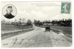 CPA - 76 - CIRCUIT DE LA SEINE INFERIEURE - Degrais Sur Automobile Germain - Douvrend ***Editeur : G. Marchand*** - Envermeu