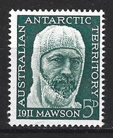 ANTARCTIQUE AUSTRALIEN. N°7 De 1961. Sir Douglas Mawson. - Polarforscher & Promis