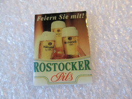 PIN'S    BIÈRE  ROSTOCKER - Bière