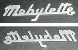 Rare Petite Plaque Vintage En Aluminium, Mobylette Motobécane Motoconfort - Other & Unclassified