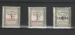 Maroc N°6 - 13 - 42 Taxe Neuf* - Timbres-taxe