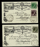 LUXEMBOURG - Cartes (2) De L 'Exposition Internationale De Timbres Poste En 1927 Pour Rooddt - - Storia Postale