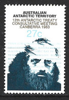 ANTARCTIQUE AUSTRALIEN. N°60 De 1983. Réunion Consultative Sur Le Traité Antarctique. - Trattato Antartico