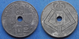 BELGIUM - 10 Centimes 1942 KM# 125 German Occupation WWII (1940-1944) - Edelweiss Coins - 10 Centimos