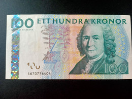 SWEDEN SUECIA 100 KRONOR 2014 P 65c USADO USED - Svezia