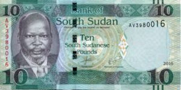 SOUTH SUDAN DEL SUR 10 POUNDS 2016 P 12b UNC SC NUEVO - Zuid-Soedan