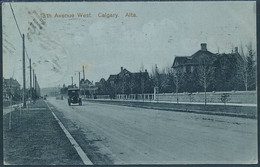 Calgary, 13th Avenue West / Animated - Posted 1912 - Calgary