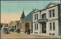 The Calgary Club, 7th Avenue East / Animated - Posted 1914 - Calgary