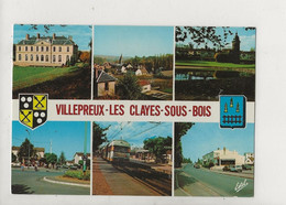 Les Clayes-sous-Bois (78) : 6 Vues Dont Train En Gare De Villepreux - Les Clayes En 1988 GF. - Les Clayes Sous Bois