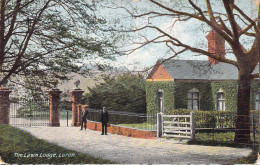 [-5%] CPA Royaume Uni - Angleterre - Bedfordshire - Luron - The Lawn Lodge - Oblitérée Luton 1911 - Colorisée - Animée - Altri & Non Classificati