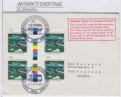 AAT Davis 40th Ann.  Antarctic Treaty  Cover Ca Davis 23 JUN 2001 (XA158) - Briefe U. Dokumente