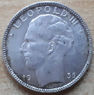 Belgium, 20 Frank 1935 - Silver - 20 Francs