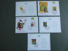 LUXEMBOURG 1995 1996 1997 2000 2001 CHRISTMAS CARDS - Herdenkingskaarten