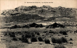 N°101965 -cpa Environs De Djelfa -le Rocher De Sel- - Djelfa