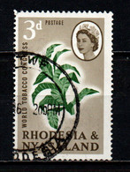 RHODESIA AND NYASALAND - 1963 - PIANTA DI TABACCO - USATO - Rhodesia & Nyasaland (1954-1963)