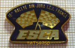 PAT14950 ESCA   16ème RALLYE  AIN JURA - Rallye
