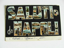 1907  SALUTI DA NAPOLI  GRUSS  AUS     POSTCARD  USED FORMATO PICCOLO ARCH - Souvenir De...