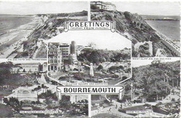 SCENES FROM BOURNEMOUTH, HAMPSHIRE, ENGLAND. Circa 1961 USED POSTCARD   Ty8 - Bournemouth (until 1972)