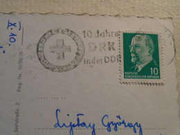 D191961     DDR Germany - Zittauer Gebirge Kurort Jonsdorf - 10 Jahre DRK In Der DDR - Red Cross - Otros & Sin Clasificación