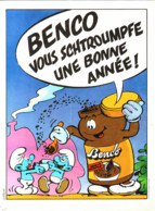 PUB " BENCO "  Et Les  " SCHTROUMPFS "   1980  (5 ) - Schtroumpfs, Les - Los Pitufos