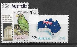 Australie - YT N 703 721 Et 726 **                                                                         ** - Mint Stamps