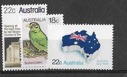 Australie - YT N 703 / 721 Et 726 ** - Neuf Sans Charnière                                      ** - Neufs