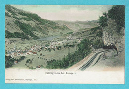 * Lungern (Obwalden - Suisse - Schweiz) * (Verlag Chr. Brennenstuhl, Nr 144) Brunigbahn, Chemin De Fer, Panorama, Old - Lungern