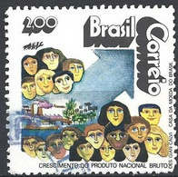 Brazil 1972 - Mi 1349 - YT 1025 ( Gross National Product ) - Used Stamps