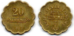 Longwy 20 Centimes 1883 SPL - Noodgeld