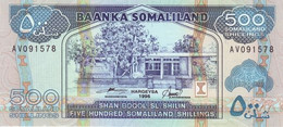 SOMALILAND 500 SHILLINGS 1996 P 6b UNC SC NUEVO - Somalie