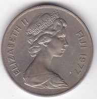 Fidji 20 Cents 1977 Elizabeth II, Cupronickel, KM# 31 - Fidschi