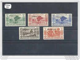 NVLLE-HEBRIDES 1953 - YT TT N° 26/30 NEUF AVEC CHARNIERE * (MLH) GOMME D'ORIGINE TTB - Postage Due