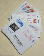52 Exemplaires De PAP Prio Postereponse Petites Enveloppes De Plusieurs Types - PAP : Risposta