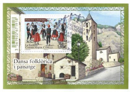 Danse Folklorique Catalane "La Sardane"  Bloc-feuillet Oblitéré,  1 ère Qualité - Used Stamps