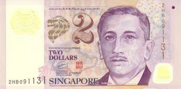 SINGAPORE 2 DOLLARS P 46a 2006 UNC SC NUEVO - Singapore