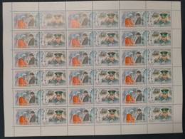 RUSSIA MNH (**)2001 The 40th Anniversary Of First Manned Space Flight - YVERT 6565-6566  Mi 908-909 - Full Sheets