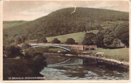 CPA Royaume Uni - Angleterre - Gloucestershire - Bigsweir Bridge - St. Briavels - Colorisée - Pont - Rivière - Other & Unclassified