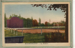 CPA - (65) MAUBOURGUET- Aspect Du Fronton En 1952 - Carte Colorisée - Maubourguet