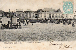 BOULOGNE SUR MER, LA PLAGE ET LE CAIONO, BELLE ANIMATION, DETAILS A VOIR  REF 4895 VEZ - Casinos