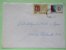 Finland 1977 Cover Turenki To Helsinki - Cathedral Chapter Seal Turku - Sword - Brieven En Documenten