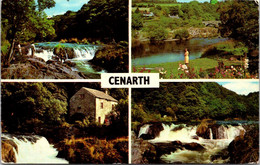 (4 M 31) UK - Posted To France 1977 - Cenarth (with Water Mill) - Carmarthenshire