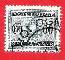 1934 (41) Segnatasse - Stemma Con Fasci Filigrana Coricata Cent. 60 - Usato - Leggi Il Messaggio Del Venditore - Taxe
