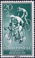 Spanish Guinea 1959 - Mi 361 - YT 411 ( Stamp Day : Cycling ) MNH** - Guinea Española