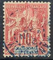 MADAGASCAR 1900-06 - Canceled - YT 43 - 10c - Oblitérés