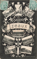 CPA Souvenir De Izeaux - Carte Multivues - Charvat - Saluti Da.../ Gruss Aus...