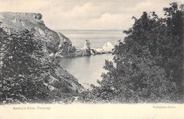 CPA Royaume Uni - Angleterre - Devon - Torquay - Anstey's Cove - Valentine's Series - Falaise - Mer - Paysage - Torquay