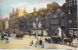 [-5%] CPA Royaume Uni - Angleterre - London - Holborn - Old Houses - Oblitérée Kent - Colorisée - Chevaux - Attelages - Buckingham Palace