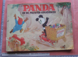 1e Druk - REKLAME Strip Chromo ALBUM,  Panda En De Meester-kruidenier, Ill. Maarten Toonder, 1959 DE VOLHARDING - Otros & Sin Clasificación