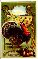 Thanksgiving Greetings With Turkey - Giorno Del Ringraziamento