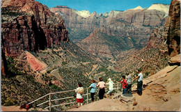 Utah Zion National Park Mount Carmel Highway Switchbacks - Zion